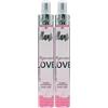 FEI FAN 2x Acqua Profumata Con Aloe Vera Gel Bio. Disponibile In Diverse Fragranze Leggere, Intense, Intramontabili, Classiche Ed Eleganti, Da Indossare Tutti i Giorni 75ml (ALL YOU NEED IS LOVE)