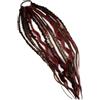 WEIWOGU Coda di cavallo elastica con dreadlock, extension per capelli stile boho con perline, facile da applicare in un minuto grazie all'elastico, leggera, disponibile in diversi colori (#H)