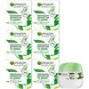 GARNIER SkinActive Crema Viso Idratante con Tè Verde Azione Opacizzante Lunga Durata 48h con Ingredienti 96% di Origine Naturale Formula Dermatologicamente Testata - 6 Barattoli da 50ml