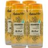 FEI FAN Shampoo OLIO SPLENDENTE My Ritual, Illuminante, Per Capelli Spenti. Dall'Elegante Profumo Dalle Note Calde e Sensuali 300ml (4 Flaconi)