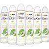 Dove Deodorante Spray Advanced Care Matcha e Fiori di Sakura, con Formula Idratante e Delicata sulla Pelle, Senza Alcol, Pelle Asciutta Fino a 72 Ore, Deodorante Uomo e Donna, 6 Pezzi da 150ml