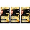 Syoss by Palette Oleo Intense, colorazione permanente, copertura professionale capelli bianchi, 1-10 Nero Intenso, confezione da 3