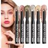 Generic Pennino per ombretto, 6 pezzi illuminatore per occhi - Gloss Crayon per viaggi festa quotidiana weekend all'aperto signore
