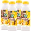 Garnier Fructis Balsamo Hair Food Banana Azione Nutriente per Capelli Secchi Formula Districante e Vegana con Ingredienti 98% di Origine Naturale - 4 Flaconi da 350ml