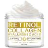 MeiPlumLai Crema al retinolo per viso, crema viso anti età per donne e uomini, lifting e idratante, idratante per viso, collo e décolleté, riduce rughe e opacità, cura quotidiana del viso al collagene, 50 g