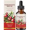 Generisch Olio di semi di melograno, olio di semi di melograno, olio di semi di melograno al 100%, cosmetici naturali, migliora l'elasticità della pelle,Promuove i capelli sani