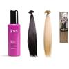 KNS PROFESSIONAL SHE 200 PZ HAIR EXTENSION CIOCCHE CHERATINA CAPELLI VERI CM.50/60 NATURALI 100% 200pz + KNS PROFESSIONAL EXTENSION FILLER TRATTAMENTO RIGENERANTE ESTENSIONI 125 ML