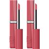L'Oreal Paris L'Oréal Paris Rossetto Liquido Infaillible Laque Resistence 220 Paris Sunset Effetto Laccato e Brillante Tenuta 16h No Transfer con Squalano - 2 Rossetti