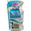 FEI FAN Busta Maxi Ricarica SAPONE LIQUIDO Idratante & Delicato, Con ANTIBATTERICO NATURALE. Per Mani, Viso e Corpo 2L (Busta)