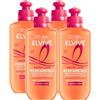 L'Oreal Paris L'Oréal Paris Elvive Dream Long Bye-Bye Doppie Punte Crema Districante Senza Risciacquo Formula ad Azione Sigillante Rinforzante Illuminante per Capelli Lunghi e Danneggiati - 4 Flaconi da 200ml