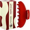 FlaSloth Fermagli per capelli resistenti in acetato, 10,2 cm, colore rosso ciliegia, per capelli fini e spessi