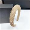 AMateschitz Cerchietto per capelli da donna con cristalli, con brillantini, con strass, ampio accessorio per capelli, alla moda, accessorio per capelli, per donne e ragazze, champagne