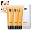SPAYEIM Maschera peel-off in lamina d'oro, maschera per il viso antirughe peel-off, maschera per il viso in oro Beilingmei al 98,4%, maschera peel off dorata, maschera per il viso antirughe (3pcs)