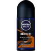 NIVEA Men Deo Roll-on - Deep Black Carbon Espresso - Confezione da 6 (6 x 50 ml)