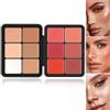 Goniome Carla's Secret Makeup Carla Secret Concealer Palette 12 colori Concealer Palette Makeup,Cream Blush Palette,Trucco a copertura totale a lunga tenuta per una pelle impeccabile (A, 12 colori)