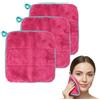 Pastaclean Set di 3 panni per il lavaggio e il trucco, 30 x 30 cm, in microfibra di alta qualità, super morbidi, certificati Oeko-Tex 100, riutilizzabili e sostenibili