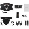 SWZEC Glomask Advanced LED Facial Mask((Black) With neck Piece)