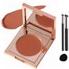 Generico Colored Clay CC Undereye Corrector & Hydrating Concealer with Brush, Color Correcting Cream for Dark Circles, Under Eye Brightener, Lightweight Formula for All Skin Types (Orange)