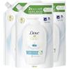 Dove Ricarica Sapone Liquido Mani Antibatterico Care & Protect 500 Ml (3, Unità)