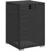 vidaXL Tavolo Copri Serbatoio Propano Nero 40x40x60 cm in Polyrattan
