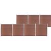 vidaXL Pannello Recinzione per Esterni con Pali Robusto Elegante Barriera da Giardino Recinto Intimità Sicurezza in WPC 1218x186 cm Marrone