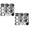 C·T·S Kit di riparazione/ricostruzione carburatore sostituisce Walbro K13-WYK per carburatore WYK D13-WYK D20-WYK D21-WYK D22-WYK K20-WYK K21-WYK K22-WYK (confezione da 2)
