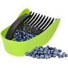 BROWIN® Raccoglifrutta per piccoli frutti 705004 | Raccoglitore di mirtilli blu per raccogliere lamponi, more, mirtilli neri e ribes | verde