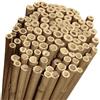 Vialca CANNE DI BAMBOO THAI - SOSTEGNO NATURALE per POMODORI E RAMPICANTI, IDEALE PER ORTAGGI, PIANTE E ORTO - Canna Bamboo - (50 canne CM.240 / Ø 20/22)