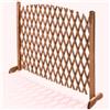 Generico Pannello GRIGLIATO Estensibile in Legno 120 X 150H CM Color Noce