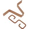 Yardenfun Catena Gancio Stabile Adattatore a Forma di V per della Pioggia in Ferro Color Oro Drenaggio Efficiente per Grondaie per Riparazioni Domestiche e Giardino