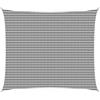 vidaXL Telo Ombra Antracite e Bianco 6 x 8 m HDPE, Tenda moderna per giardino e terrazza, copertura sole, ombre, protezione UV, canopee per balconi