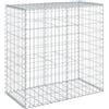 vidaXL Cesto Gabbione con Copertura 100x50x100 cm in Ferro Zincato, Muro di gabbione, Muro di Sostegno a gabbione, Recinzione di gabbione, gabbione