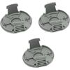 StarRing Confezione da 3/6 coperture per bobine per decespugliatore Bosch, per EasyGrassCut 18V-230.18V-26.18V-260.23.26 F016F05800, tappi di ricambio per bobine (3 pezzi)