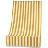 fashion home Pagano Tenda Da Sole per Esterno con Anelli e Ganci,Tende da Sole per Balconi Terrazzo con Frange, Resistente e Lavabile, A righe (Giallo, 200x300 cm)