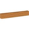 vidaXL Letto rialzato da Giardino 482x50x69 cm in Acciaio Corten