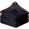 DGSFES Rete Ombreggiante Nero con Occhielli 85% Protezione UV - Telo Ombreggiante Traspirante HDPE 0.5X1m per Serra, Balcone, Giardino, Pergola
