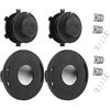 Daaxing Kit testina e coperchio per decespugliatore Daaxing, testina bobina + tappo con molla per decespugliatori Stihl 25-2 FS 44 55 56 70 80 83 85 90 RX110/120/130 (confezione da 2)
