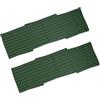 Generic Traliccio da giardino espandibile in plastica PVC per rampicanti rose rampicanti, barriera flessibile per aiuole, verde, 1,8 m x 30 cm, per uso esterno (2 pezzi)