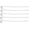 BESPORTBLE 5pezzi Aste Porta Bandiera Auto Supporto Bandiera Resistente Per Finestrino Veicolo Plastica Durevole Adatto Per Auto e Camion Facile Da Installare e Conservare