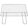 MILLE GRIGLIA PER BARBECUE IN ACCIAIO CROMATO CON MANICI cm 60X40