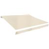 puraday Tessuto di ricambio per tende da sole 3,5 x 2,5 m, rivestimento per tende da sole color crema, tessuto per tende impermeabile, poliestere con rivestimento PU