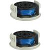 Daaxing Bobina di filo e copertura per decespugliatore Ryobi RAC124 18 Volt + Razor OLT/RLT 1830 1831, ricambio per bobine di filo (2 pezzi)