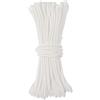 QUARKZMAN Cordino Avviamento a Strappo, 10 Metri 3mm Corda Avviamento Motore Nylon Cavo Sostituzione Corda per Tosaerba Motosega Tagliabordi Rifinitore Tagliaerba Parti Motore, Bianco