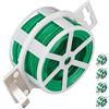 Relaxdays Legaccio per Piante da 50 m, Set da 5, Filo Plastificato, per Rampicanti & Fiori, Bobina con Cutter, Verde