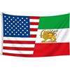 Generico Bandiera 'Iran 'amicizia Con Leone, Decorazione Per Interni Ed Esterni, Anti-scolorimento, Con Doppia Cucitura E Occhielli In, Per Casa, Giardino, Eventi E Celebrazioni Internazionali