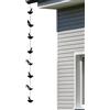 Skkpolo Catena per Grondaia Discendente | Decorazione da 8 Cestelli Resistente alla Ruggine | Catena per Grondaia per Piogge Abbondanti - per Grondaie, Giardino, Cortile, Paesaggisti e Proprietari di Casa