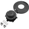 TOPINCN - Kit Testina per tagliabordi Plastica Rocchetto Head Trimmer per FS 44 55 56 70 80 83 85 90100 RX110 120 130 200 250