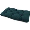 POKAR Cuscino-sedile Imbottito 120x60x12cm per Divano da Giardino, fodere asportabile e lavabile, per Bancali, comoda Seduta per Interno ed Esterno, DYI - fai da te, senza Pallet, verde scuro