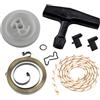 RAGDAA Kit Molla for Molla for la Corda di avviamento di riavvolgimento del rinculo for Stihl 034 036 044 046 MS340 MS360 MS440 MS460 Maineaw 1128 195 0400