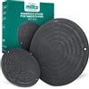 Millto™ Coperchio per pozzo di ispezione Kl. A15, per ispezione di drenaggio, tubo liscio, massiccio, coperchio per l'irrigazione a terra, rotondo, 400 mm